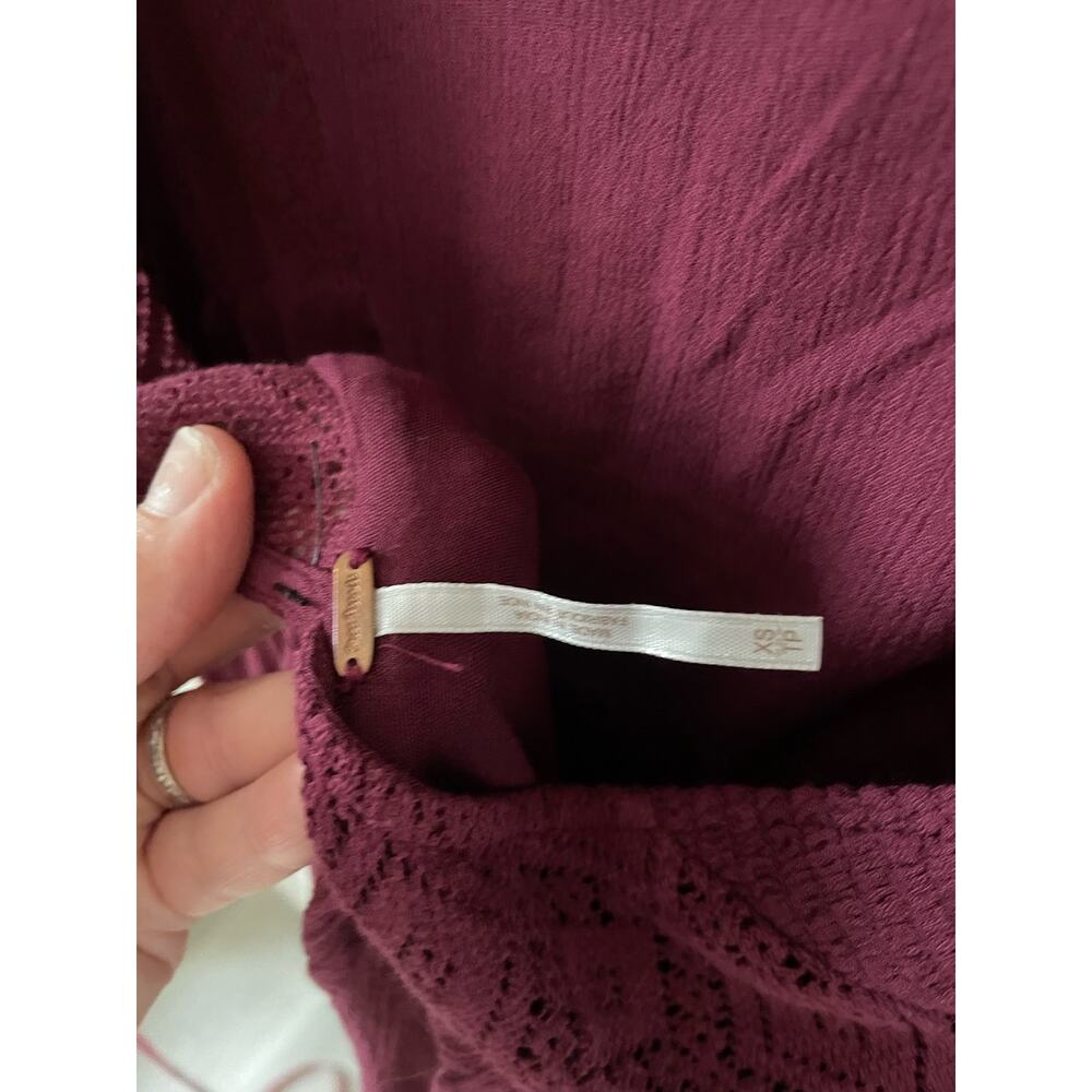 Free People Embroidered Babydoll Dress Boho Cottage - Picture 7 of 8